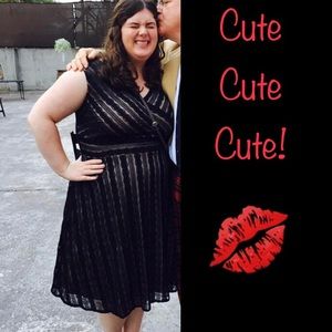 Black Lace Cocktail Dress